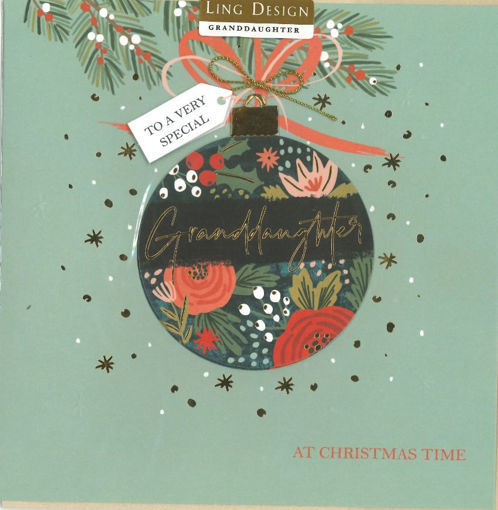 Picture of GRANDDAUGHTER CHRISTMAS CARD